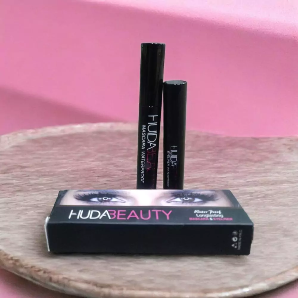 Huda Beauty Eyeliner And Mascara Makeup Deal Bundle 2 in 1