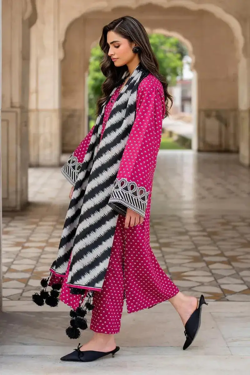 women unstitched suits - KARANDI MOST HIT ARTICLES 3 Pcs Unstitched Digital Print Suit VW542