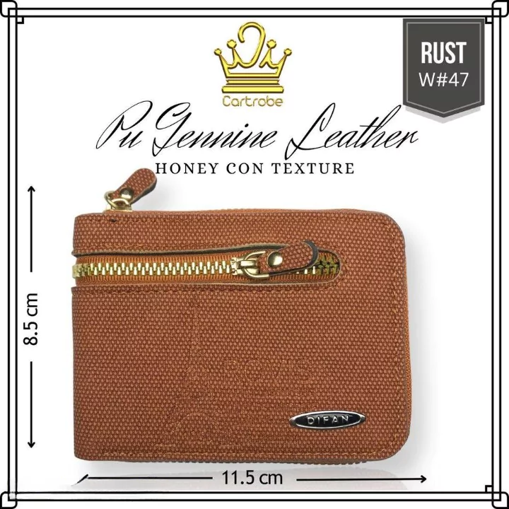 men wallets - Leather Plain Bi Fold Wallet For Men
