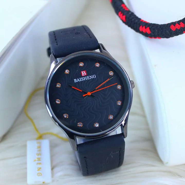 Leather Strap Watch For Men