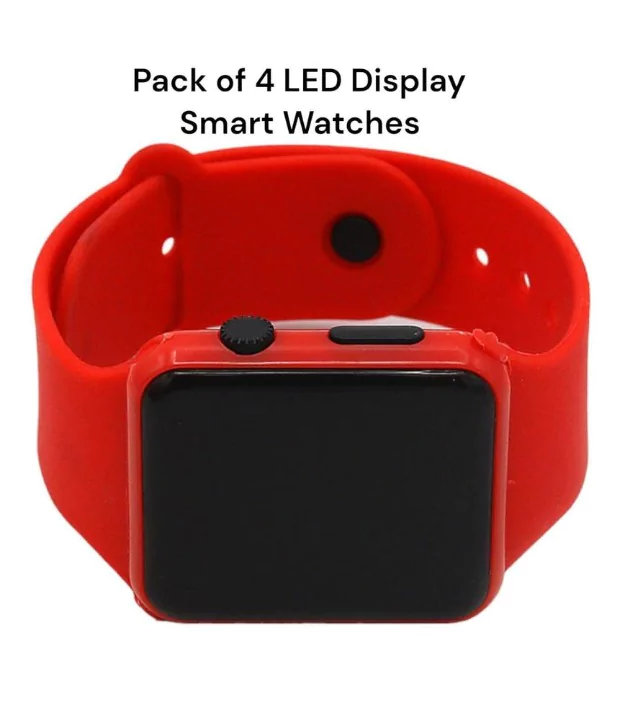 LED DIsplay Smart Watch, Pack of 4