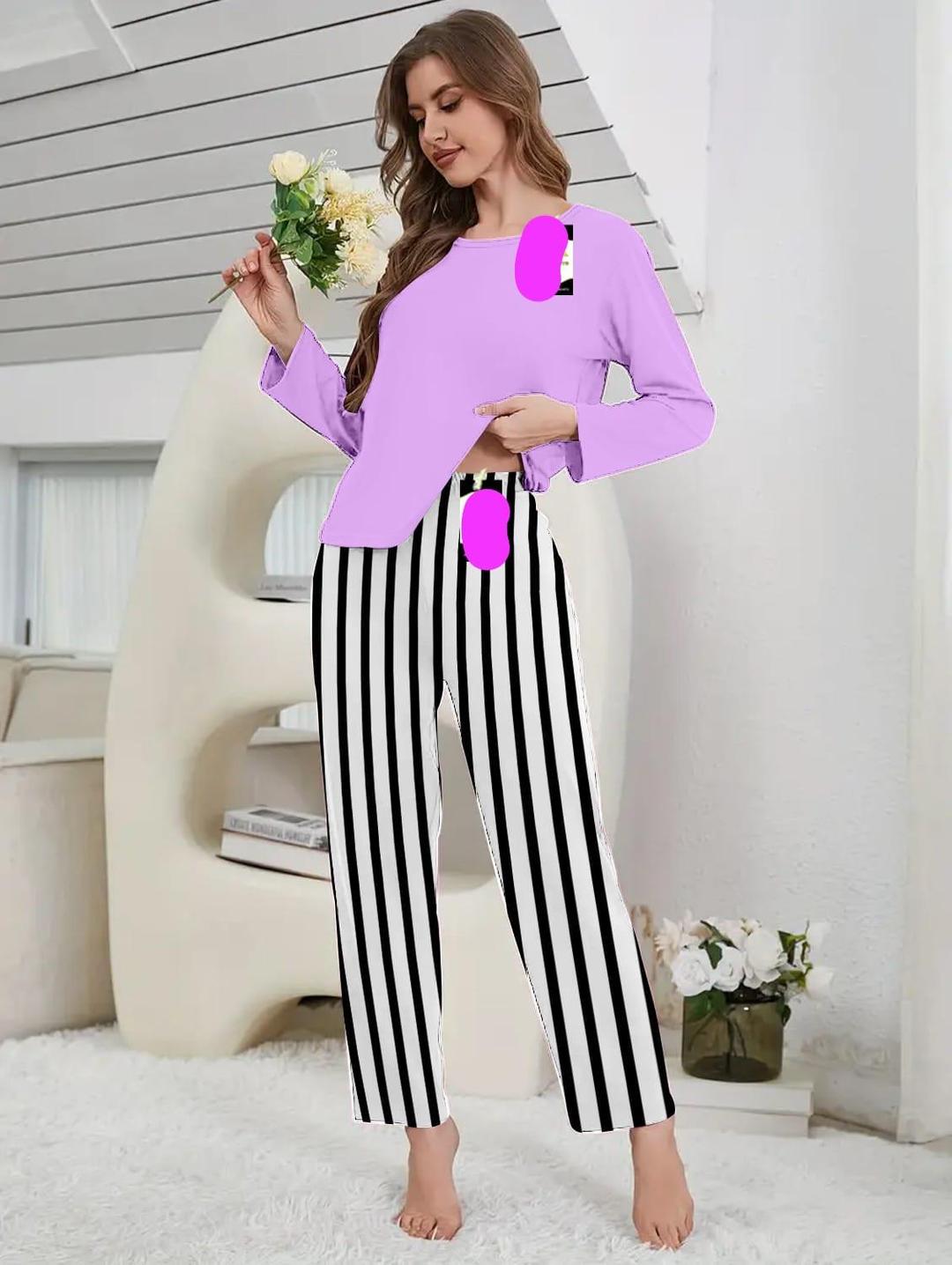 Lounge Wear New Category With Printed Trouser 2 Pcs LI153