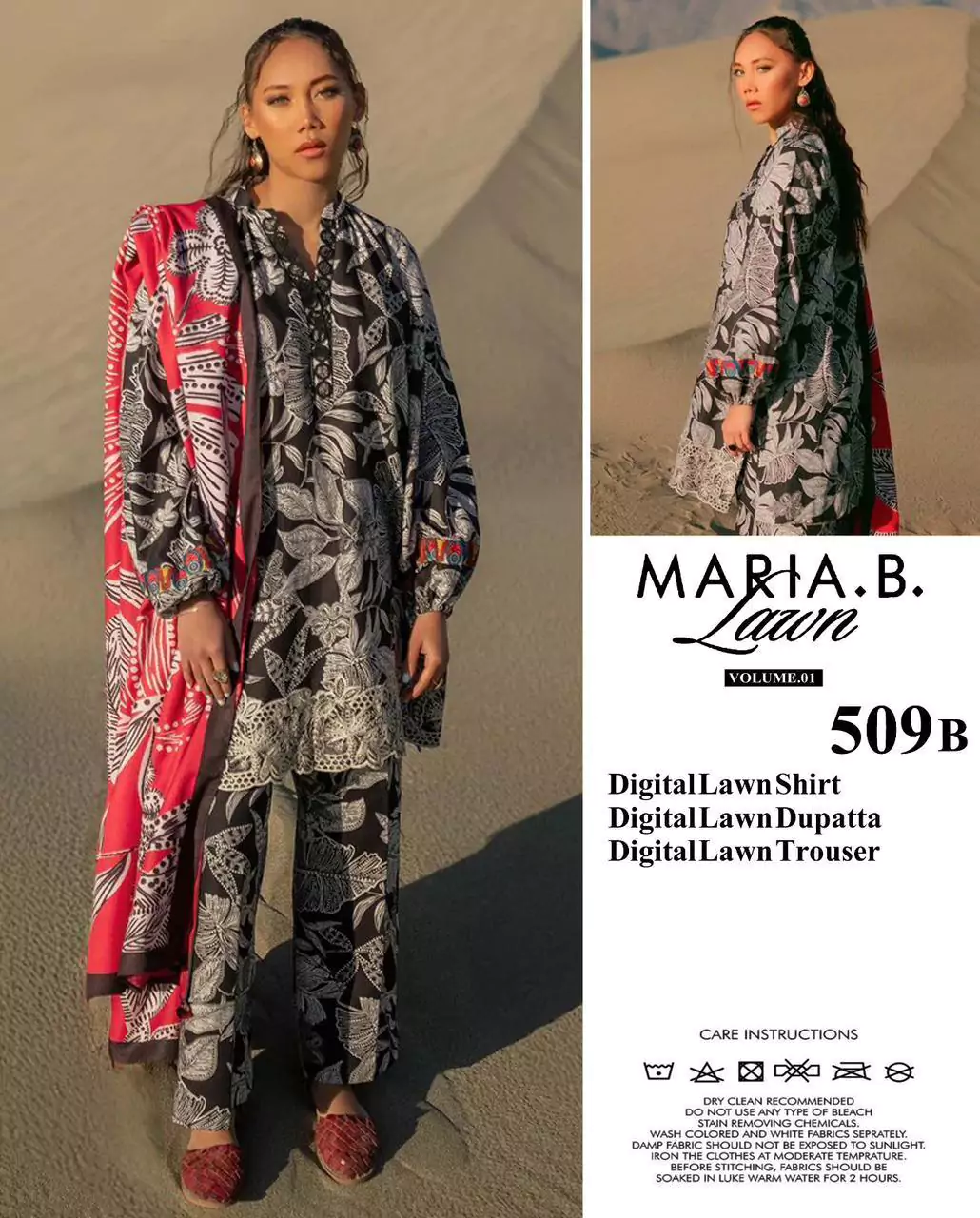 Maria B 3 Pcs Women