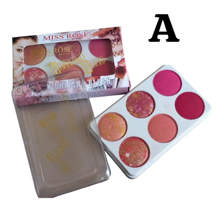 Matte Finish Blush On Kit Set A