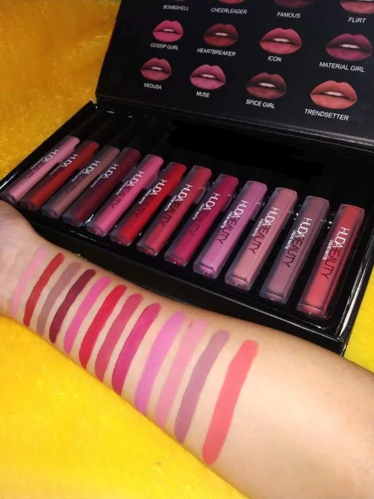 Matte Finish Lips Sets Pack of 12