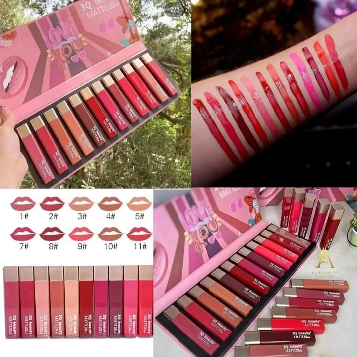 Matte Lip Gloss Pack of 12