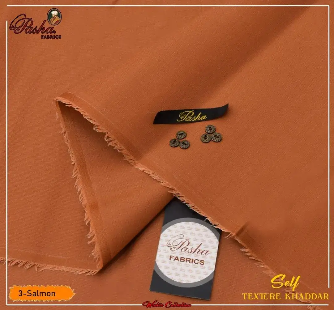 Men’s Unstitched Khaddar Textured Suit VW535