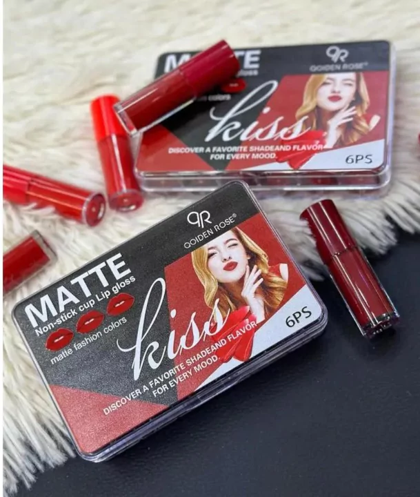 Mini Matte Finish Lip Gloss Pack Of 6