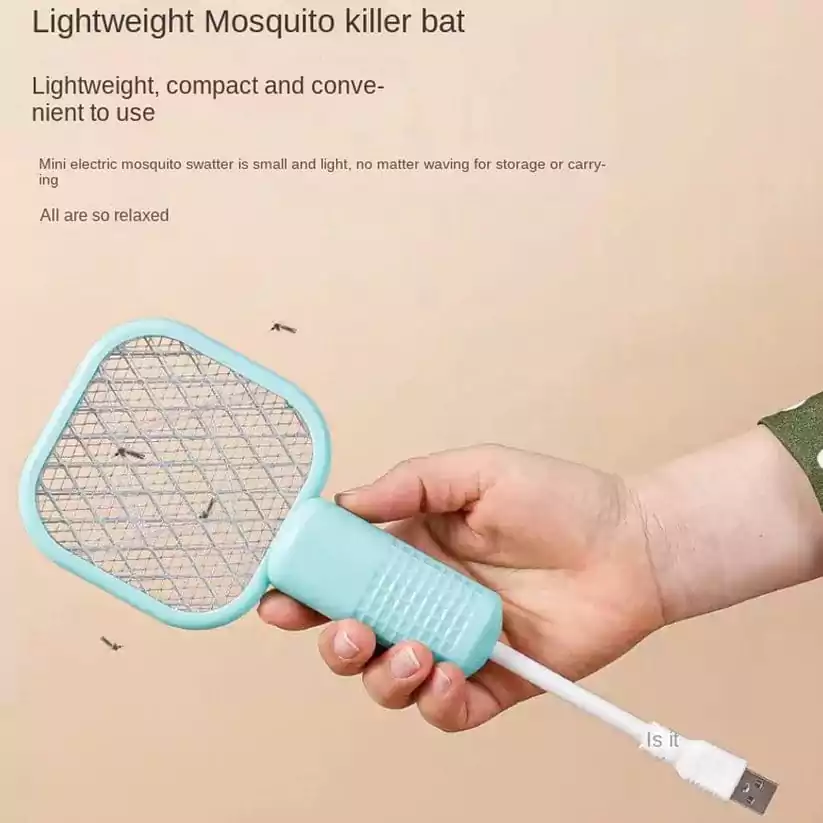 Mini Mosquito Killer Racket Blue