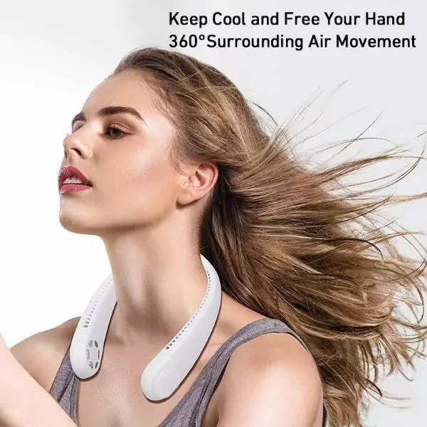 Mini Portable Rechargeable Neck Fan