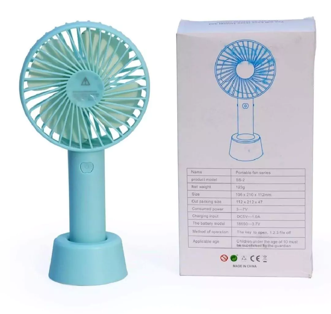 Mini Rechargeable Fan Adjustable Wind Speeds