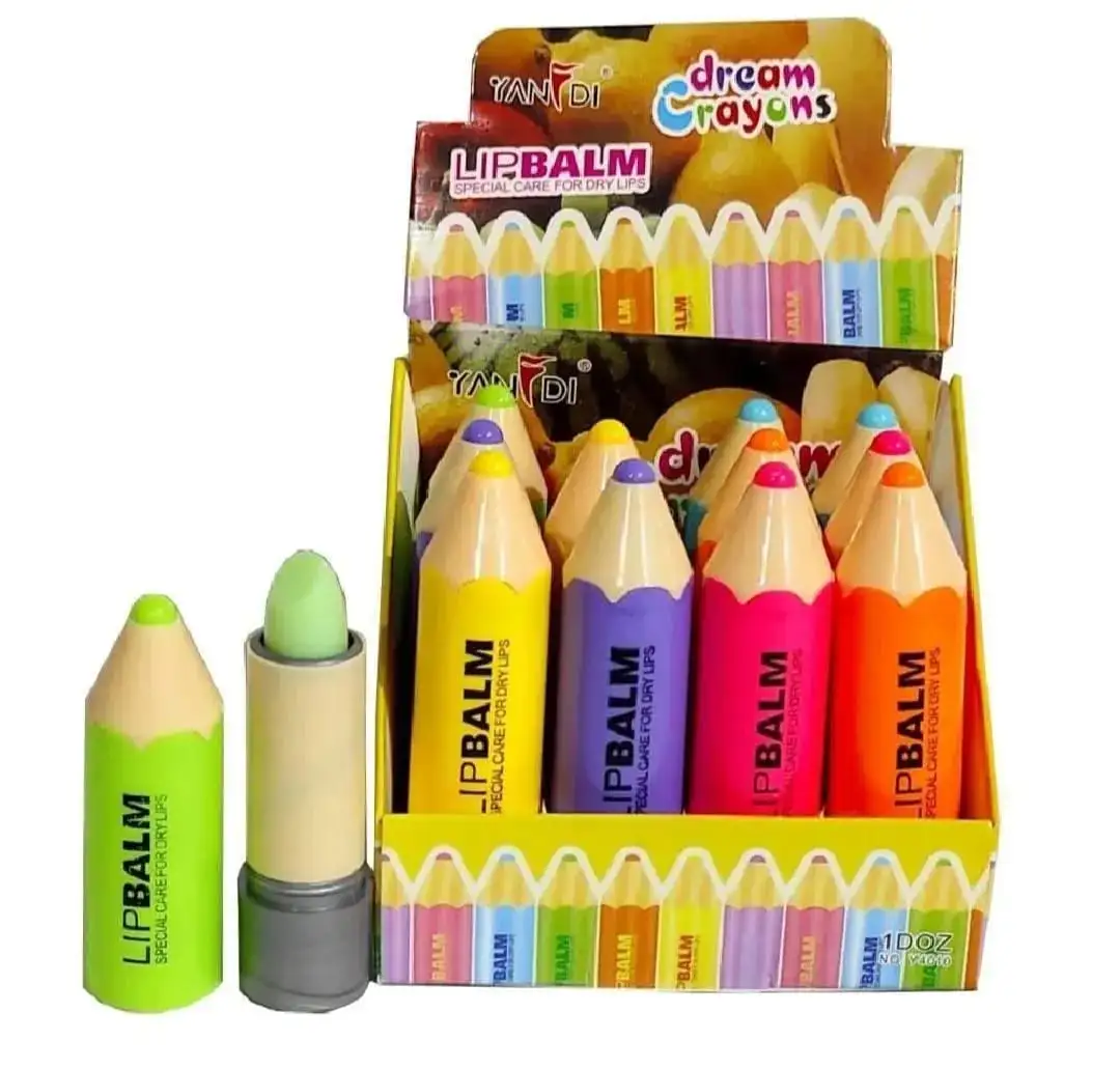 Moisturizing 12 in 1 Lip Balm Set Multicolor Charm Pack Of 12