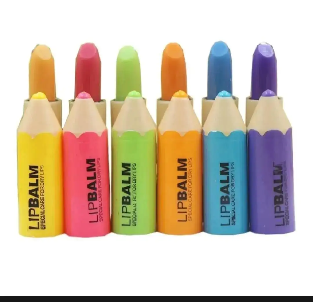 Moisturizing 12 in 1 Lip Balm Set Multicolor Charm Pack Of 12
