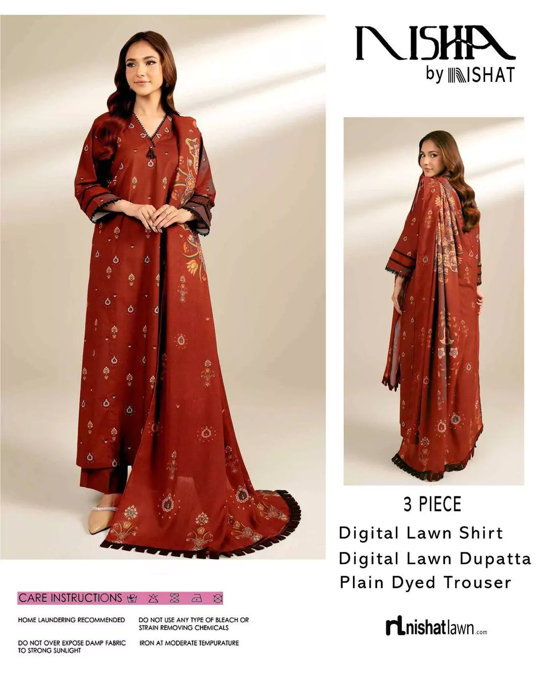 Nishat 3 Pcs Women