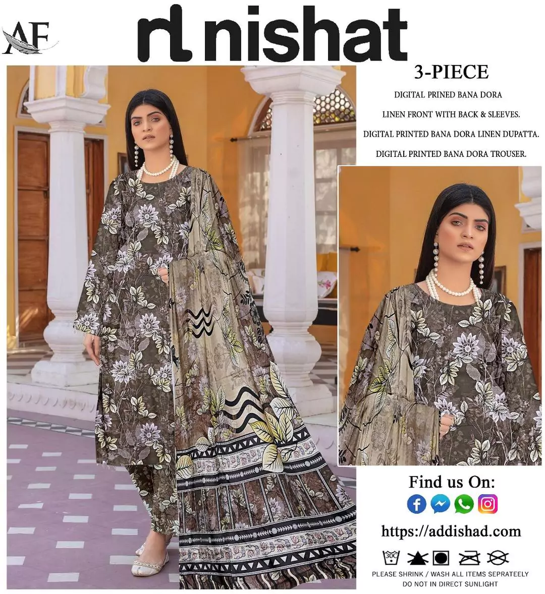 Nishat 3 Pcs Women