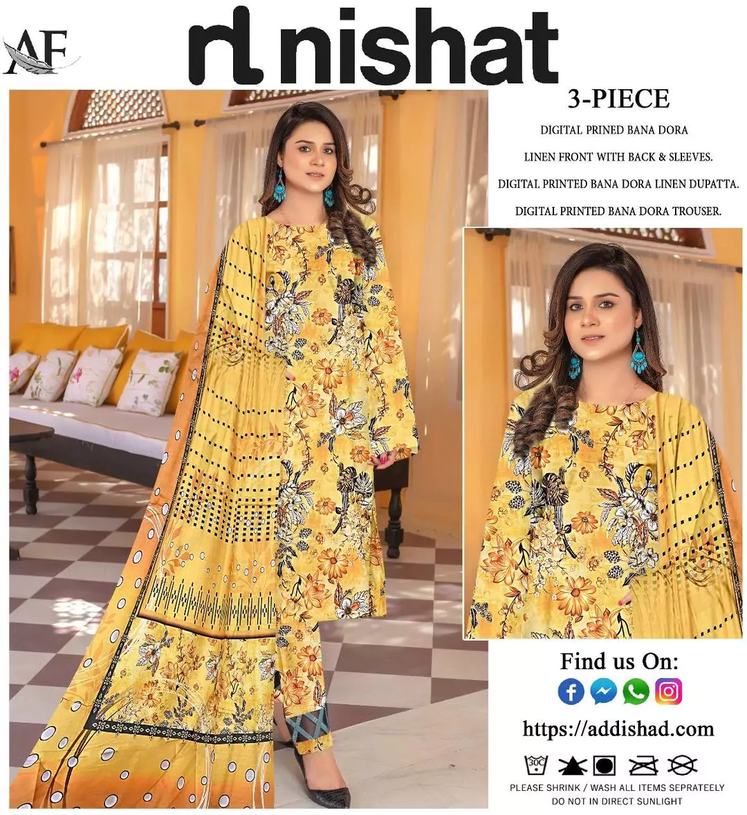 Nishat 3 Pcs Women