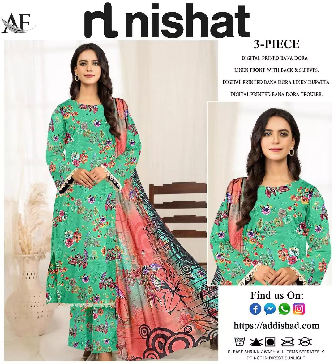 Nishat 3 Pcs Women