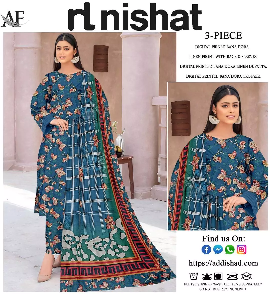 Nishat 3 Pcs Women