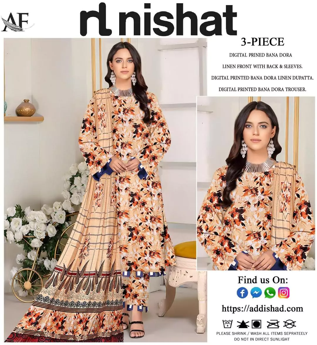 Nishat 3 Pcs Women