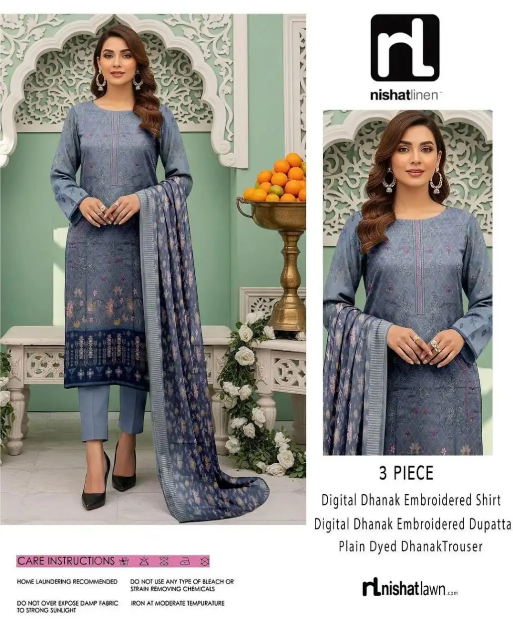 Nishat Linen 3 Pcs Women
