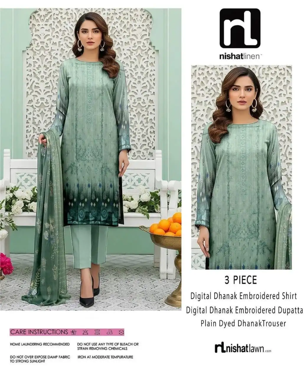 Nishat Linen 3 Pcs Women