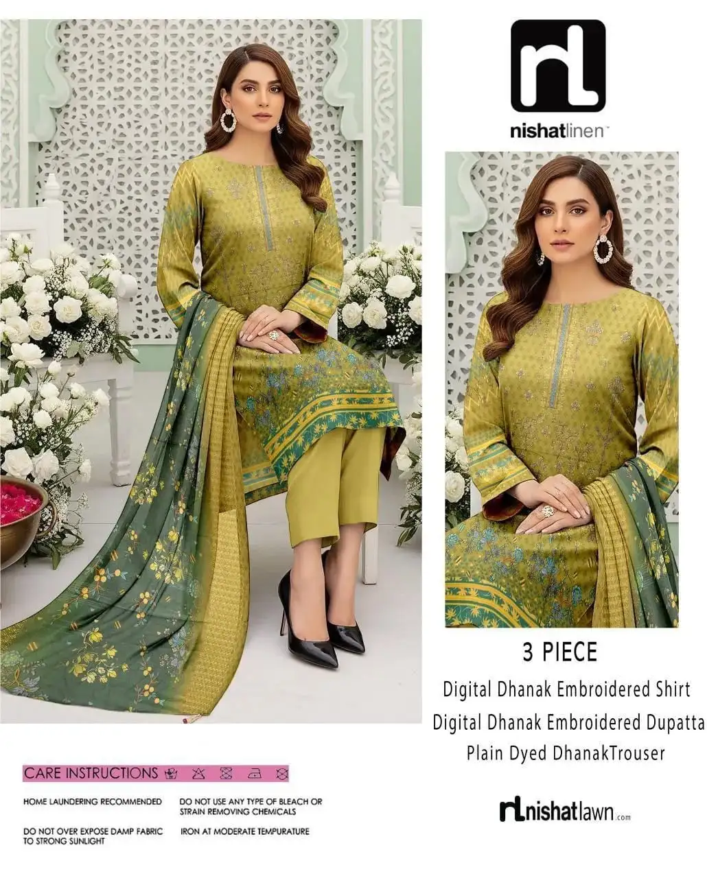 Nishat Linen 3 Pcs Women