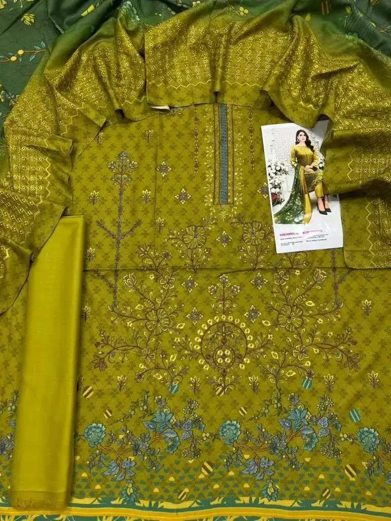 Nishat Linen 3 Pcs Women