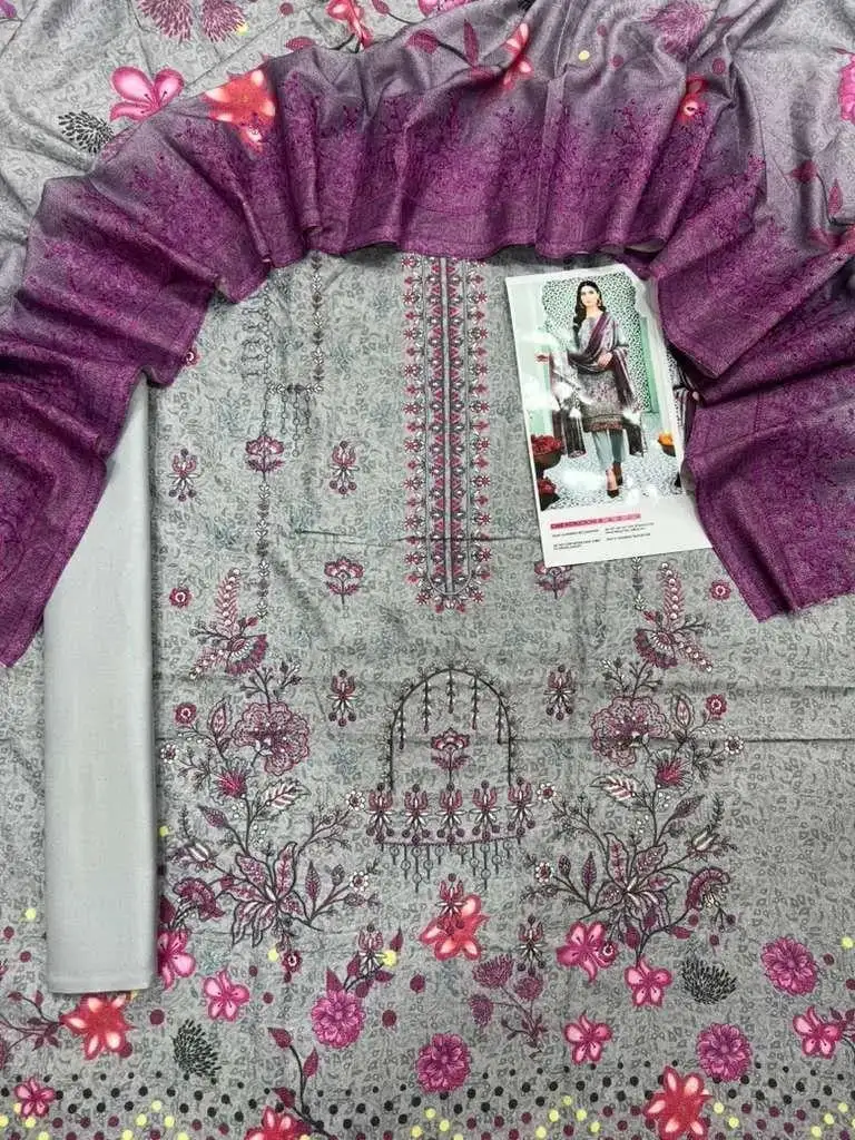 Nishat Linen 3 Pcs Women