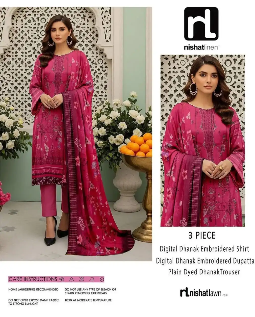 Nishat Linen 3 Pcs Women