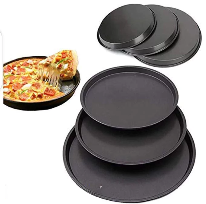 Non Stick Pizza Pan, Pack of 3