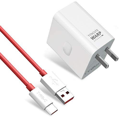 Mobile Chargers - OnePlus Warp Charger 65 Power Adapter Type C Cable