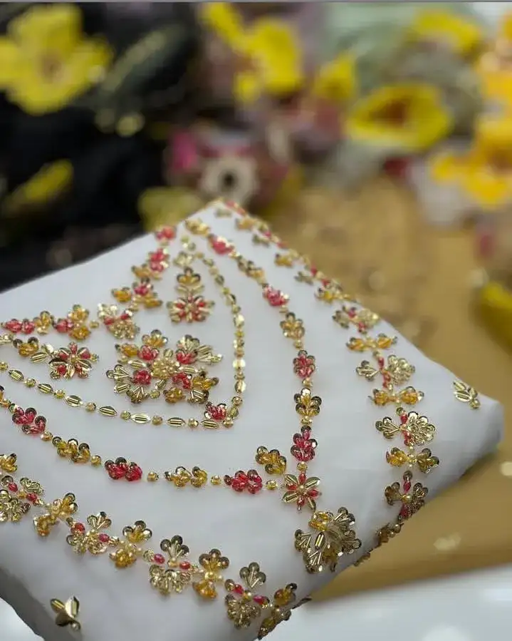 Organza Hand Embroidered Women