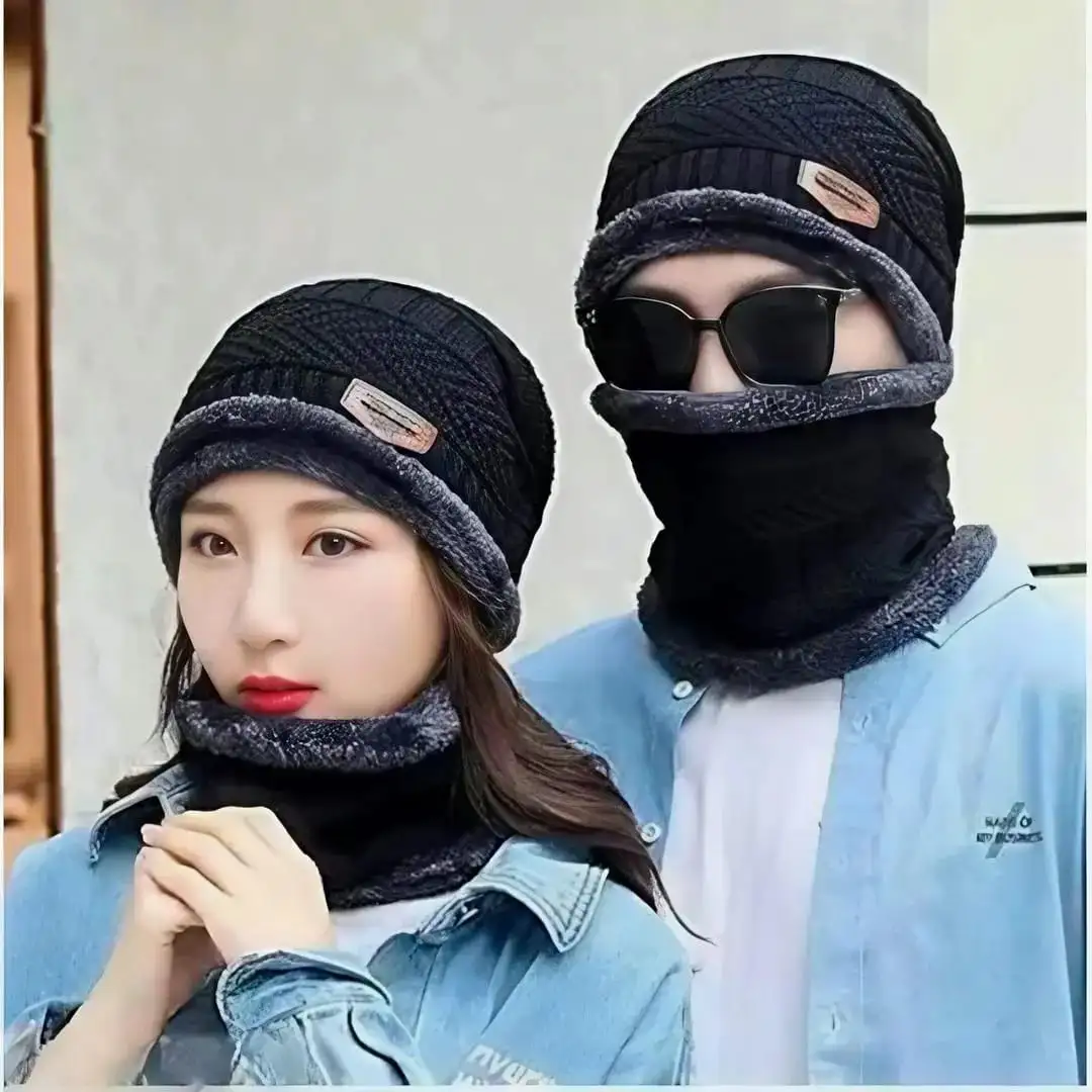 Original China 2 Pcs Wool Textured Wool Cap