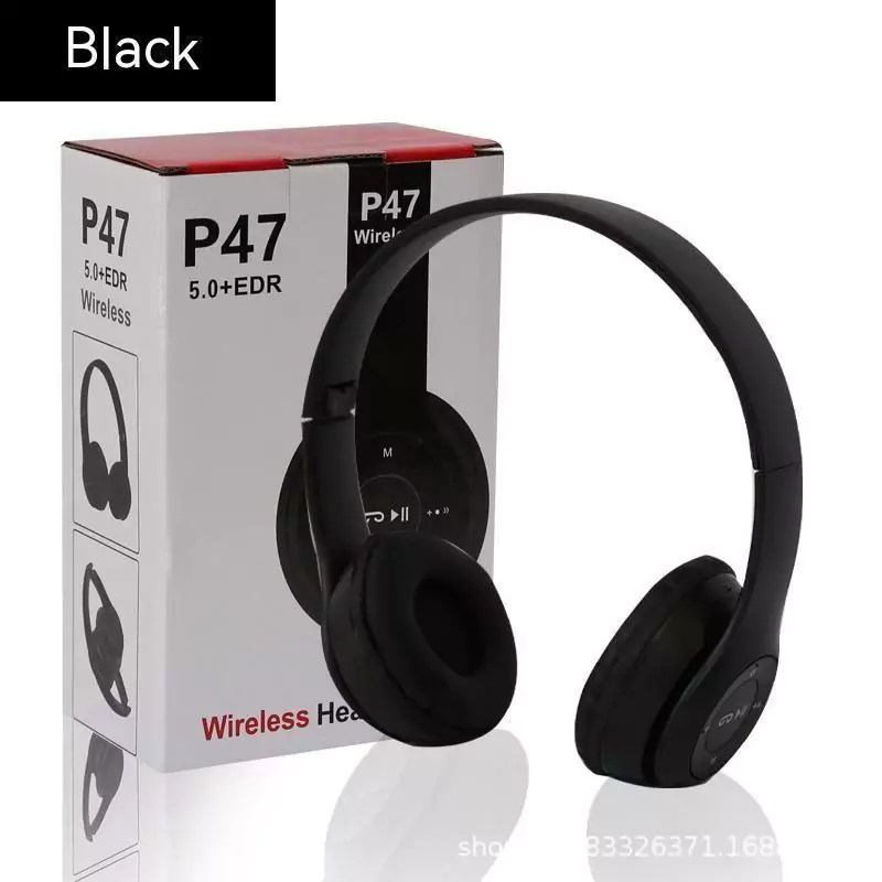 P47 Wireless Stereo Headphones Headset