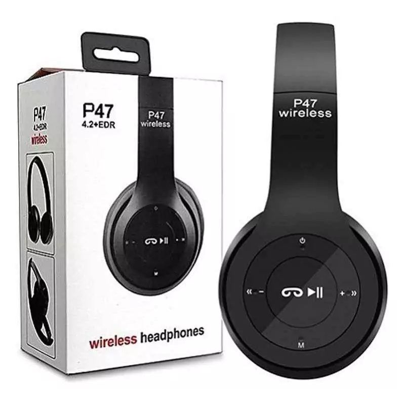 P47 Wireless Stereo Headphones Headset