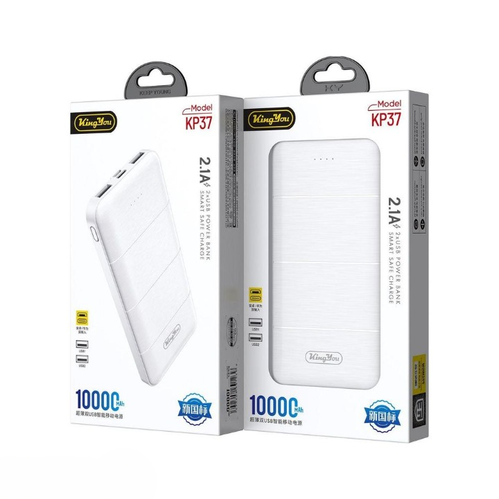 Portable 10000mah Type C Power Bank