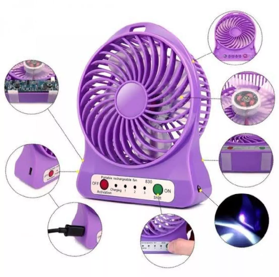 Portable Mini Fan Fast Charging Rechargable Fan