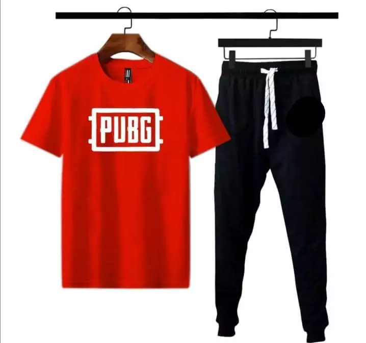 PUBG 2 Pcs Men Polyester Printed