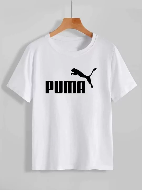 Puma Printed Cotton Plain T Shirt