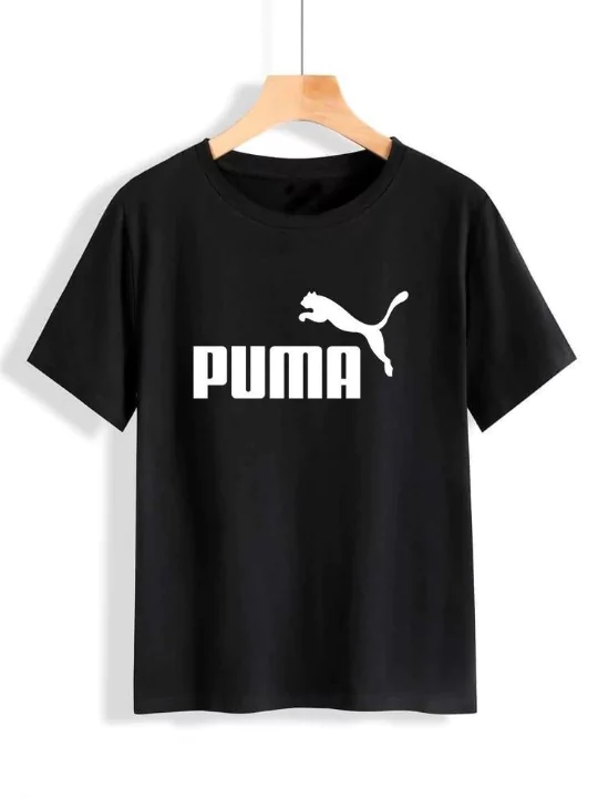 Puma Printed Cotton Plain T Shirt