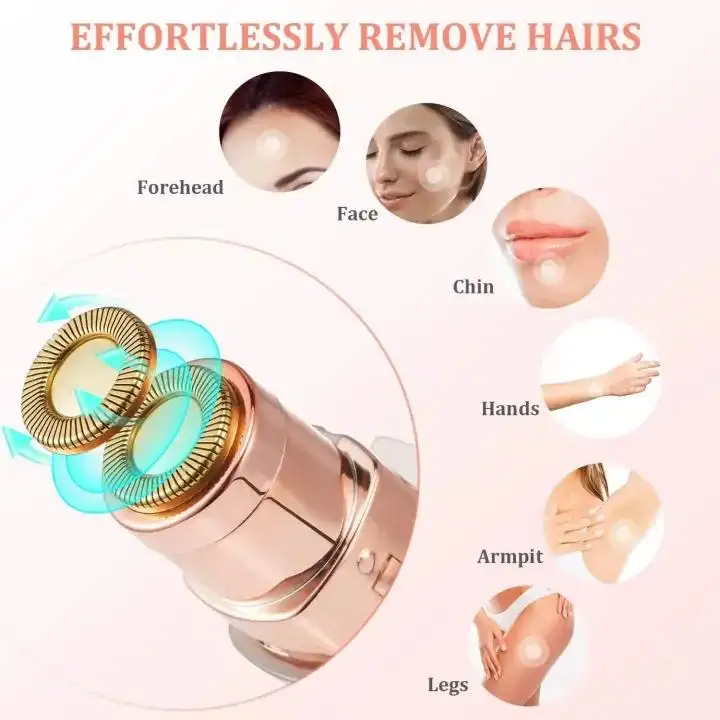 Rechargeable Eyebrow Trimmer & Shaver for Women