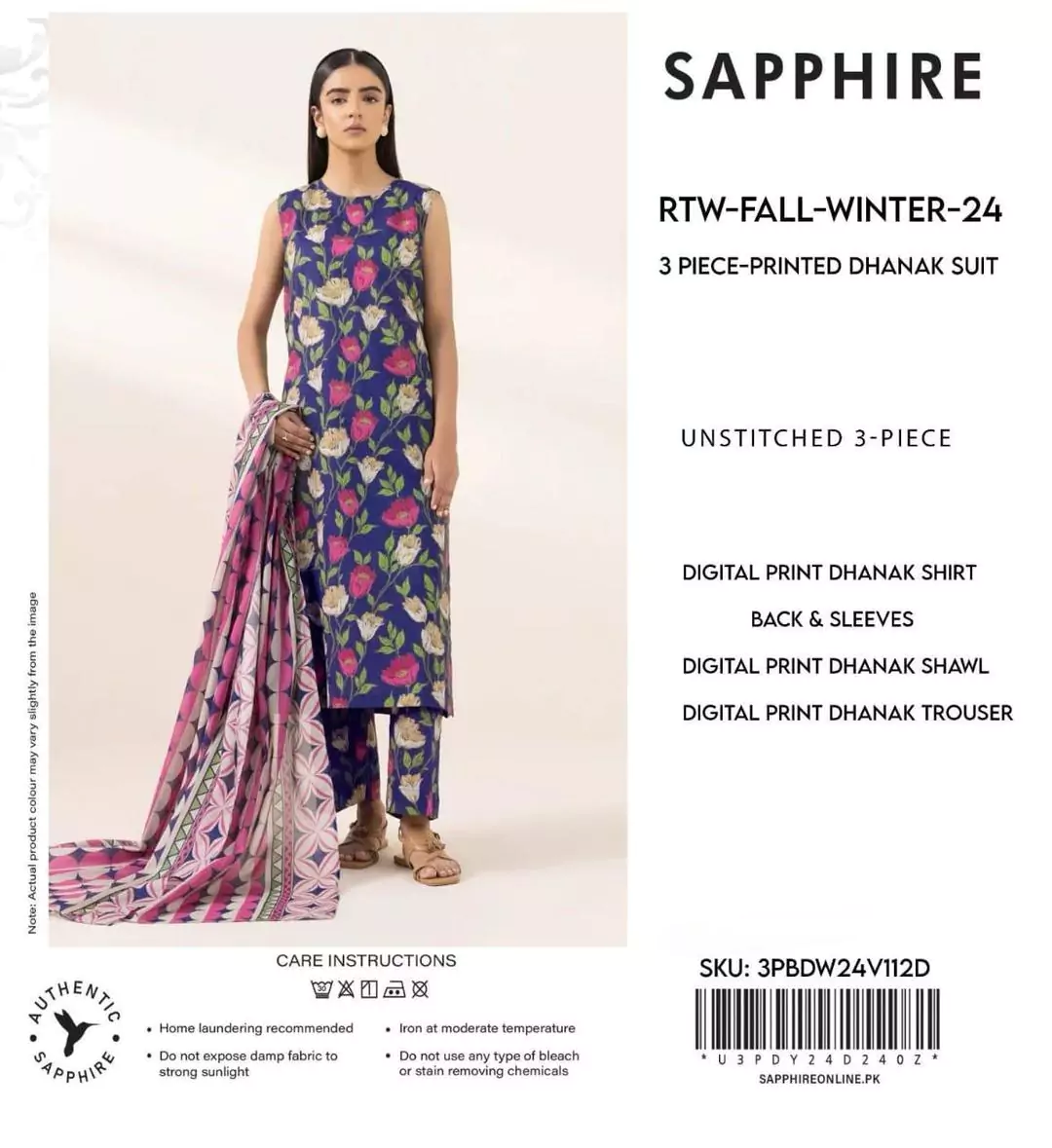 Sapphire 3 Pcs Women