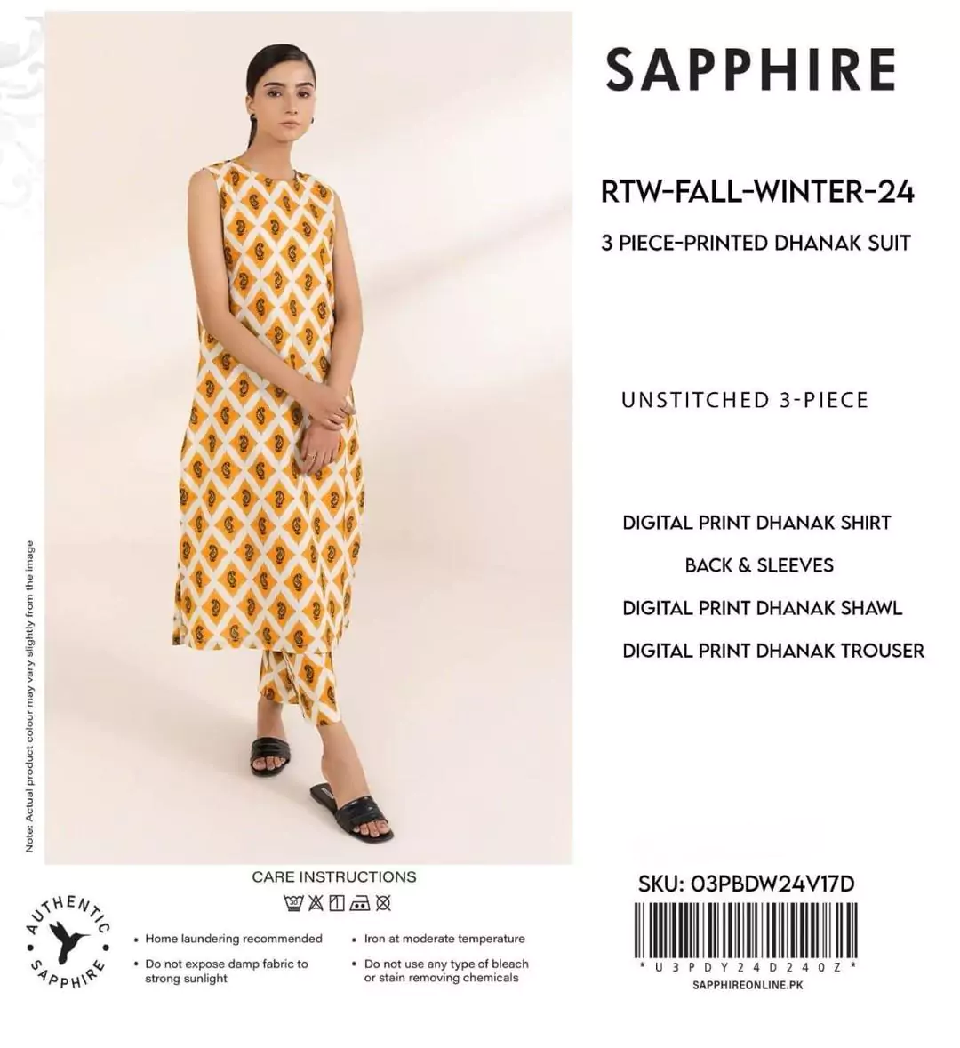 Sapphire 3 Pcs Women