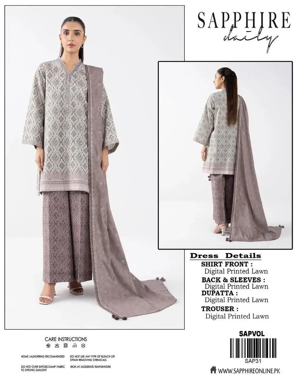 Sapphire 3 Pcs Women