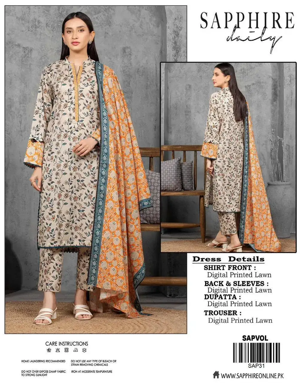 Sapphire 3 Pcs Women