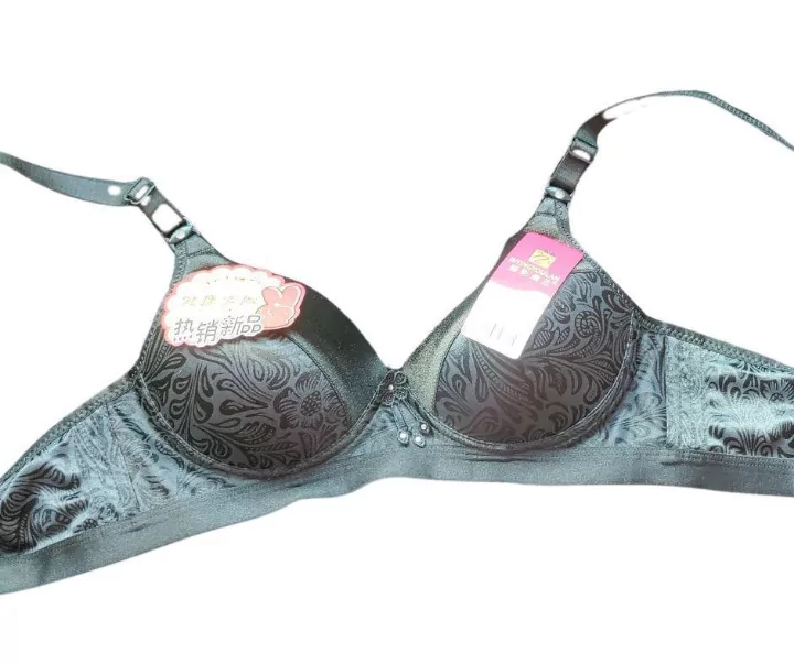 Silk Printed Padded Bra