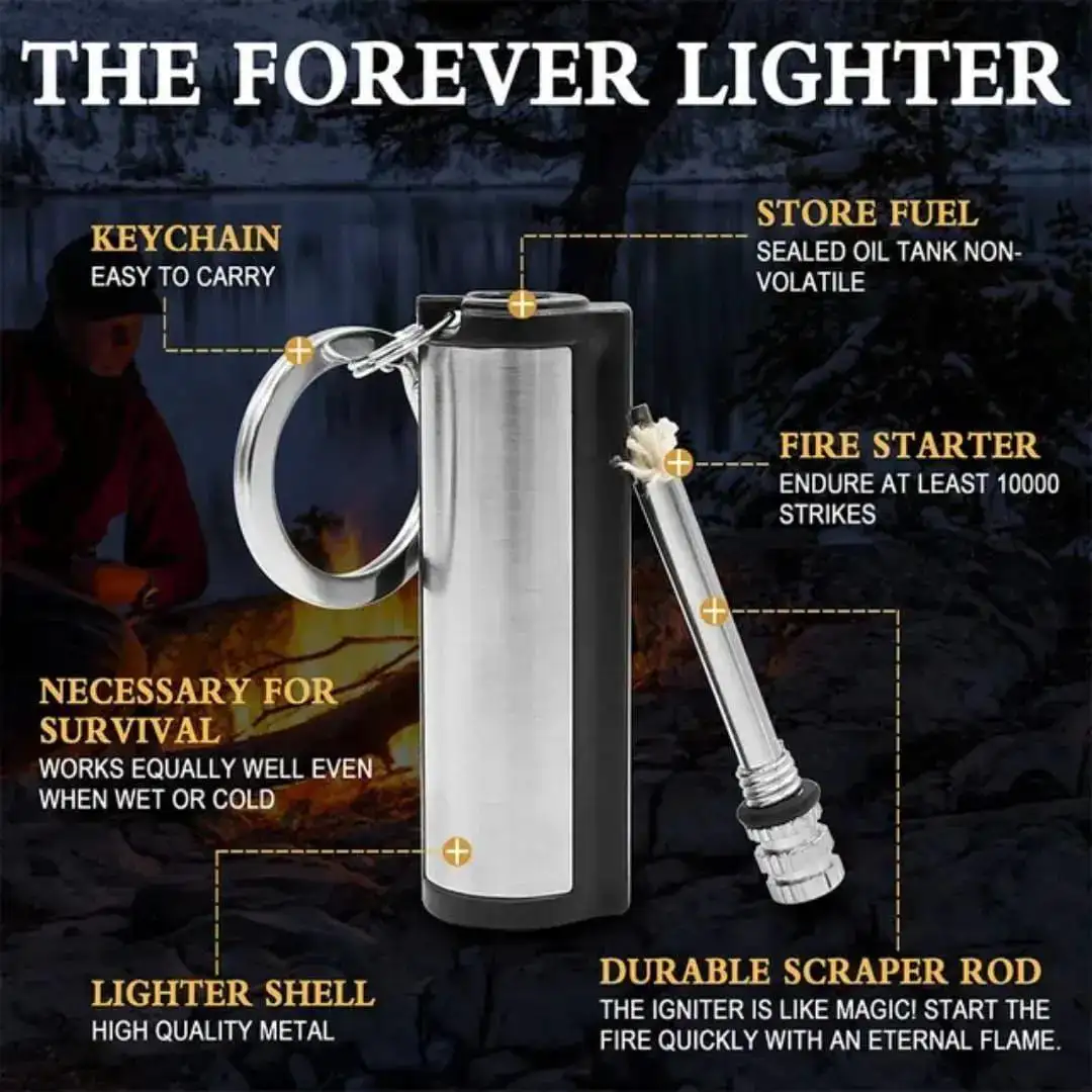 Stainless Steel Gas Lighter Kitchen Use