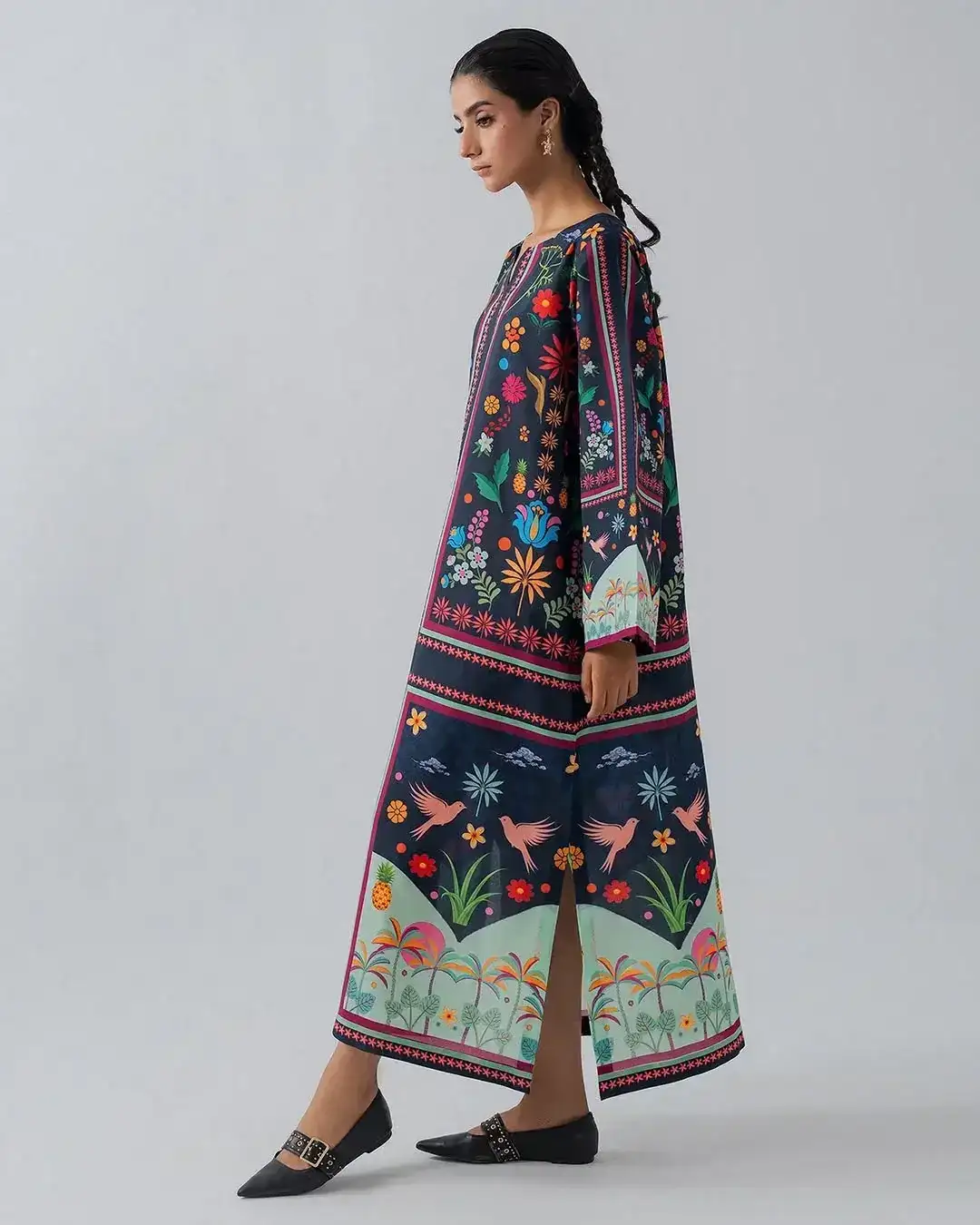Stylish Women's Stitched Suit - Printed 2 Pcs Shirt and Trouser Set