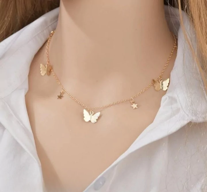 Trendy Butterfly Pendant Necklace