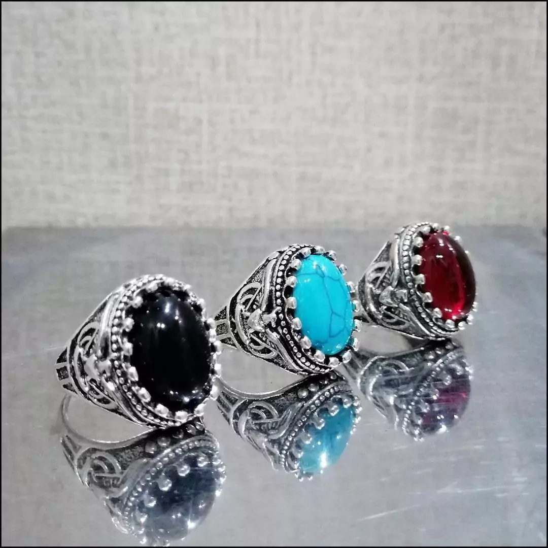 Turkish Design Fashion Stone Rin